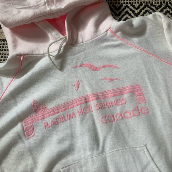 Vintage Radium Hot Springs Canada Hoodie size M - Picture 3 of 5